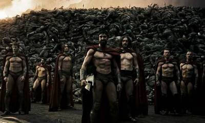 Кадр из фильма «300 спартанцев»